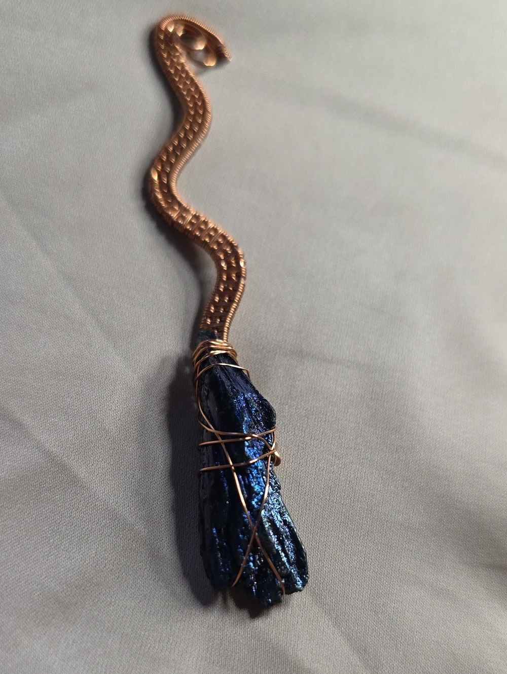 Handmade Copper Wrapped Stone Jewlery & Handmade Broomcorn Artisan Brooms
